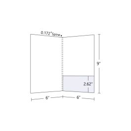 6x9 Pocket Folder With 2.62 Inch Glued Pocket