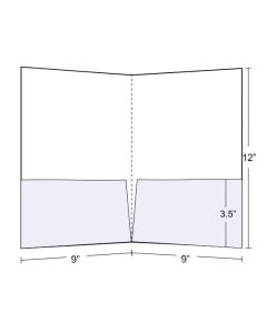 9x12 pocket folder with 3.5inch pockets