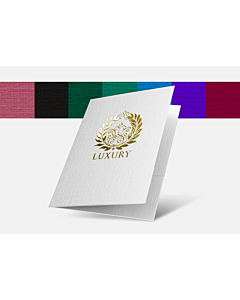 Pocket Folders Linen Colors