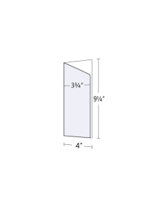 4x9.25 Receipt Holder Left