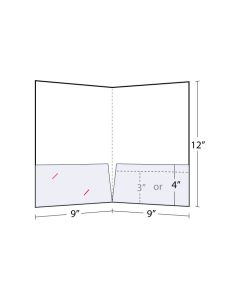 Pocket Folder Standard 10pt Gloss Cover