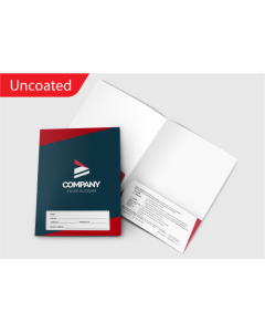  9x12 Uncoated Cover Pocket Folders