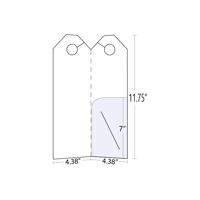 Small Pocket Folder with Hanger