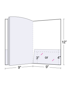 9x12 Booklet Pocket Folders