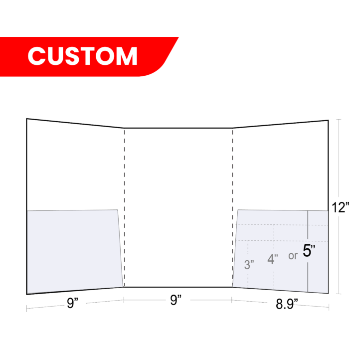 9x12 Booklet Pocket Folders