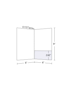 6x9 Pocket Folder With 2.62 Inch Glued Pocket