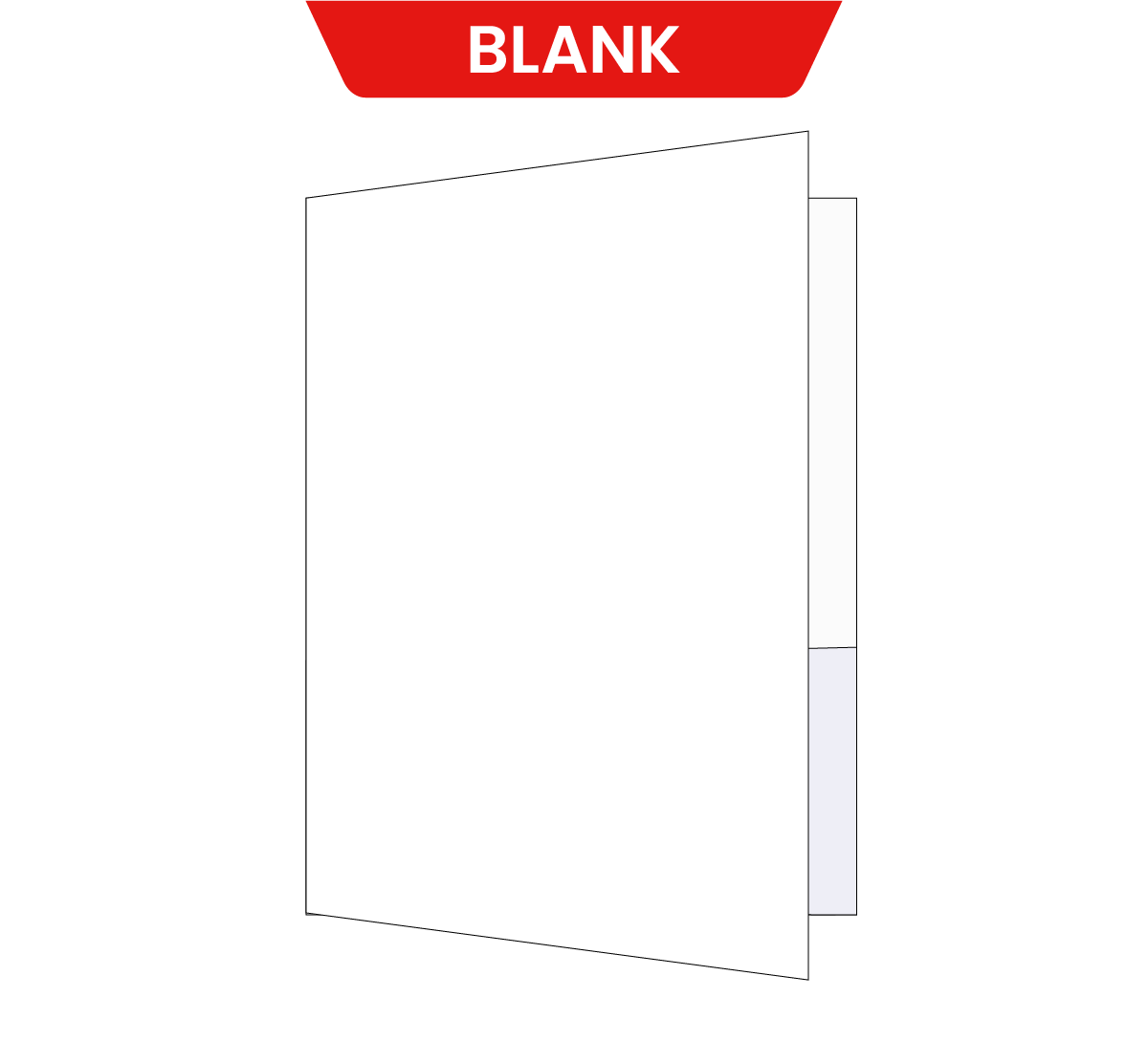 Blank Pocket Folders