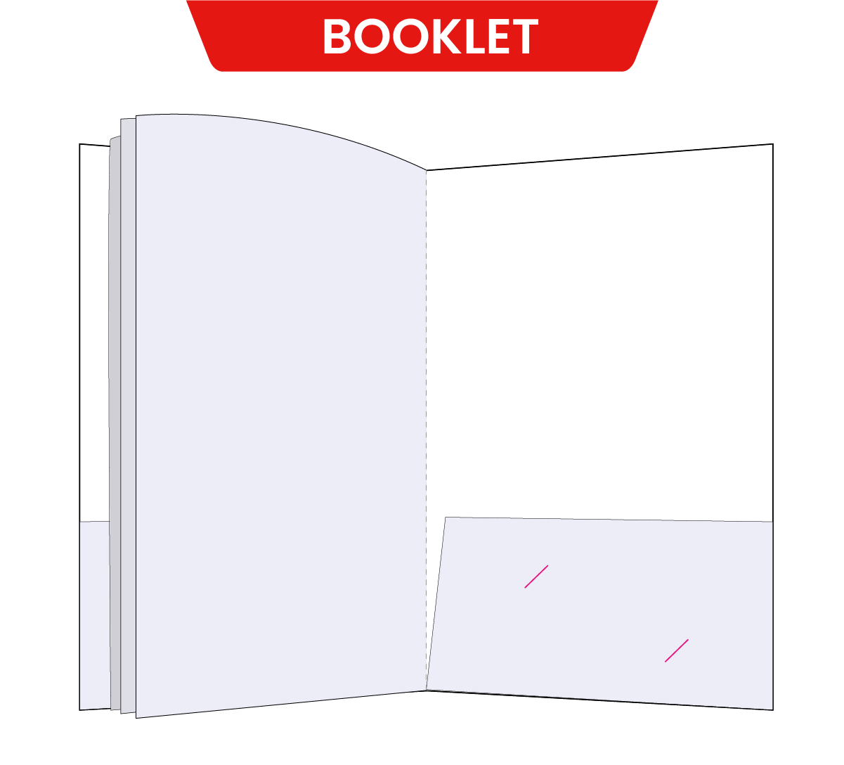 9x12 Booklet Pocket Folders